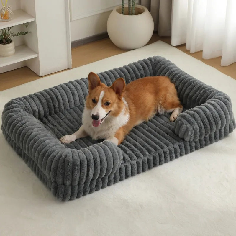 Letto Ortopedico in Memory Foam per Cani Grandi — Sollievo per Articolazioni, Displasia e Cani Senior